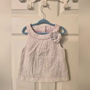 Janie and Jack Toddler Girl's White Lace Top Size 3T